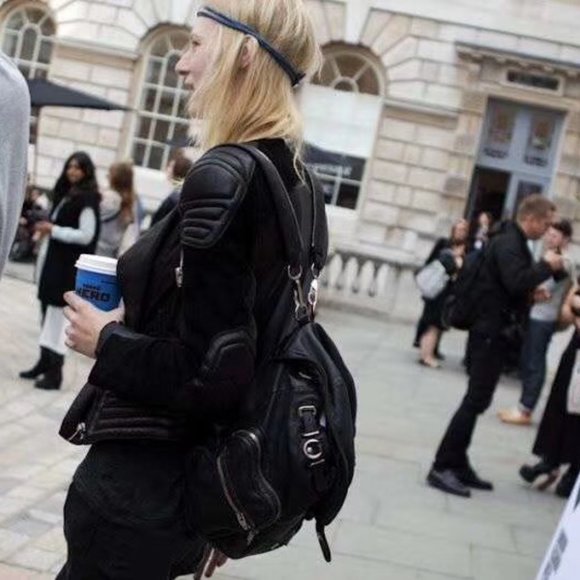 ALEXANDER WANG Lambskin Marti Backpack oritq - Picture 7 of 8